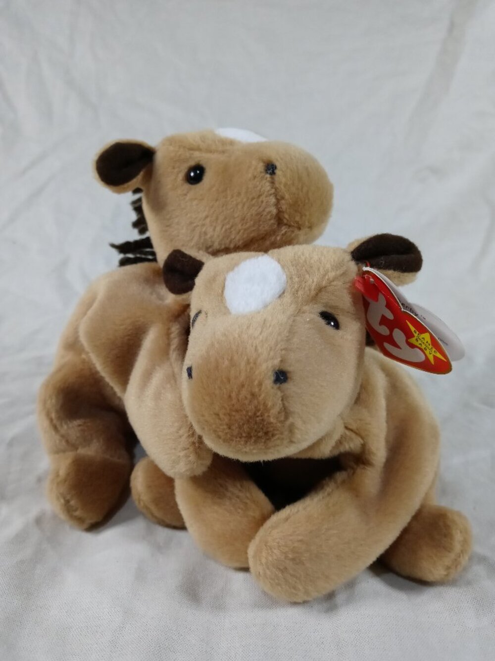 Ty Beanie Babies Original Collection 2 Rare Vintage 1995 Derby Plush with Tags
